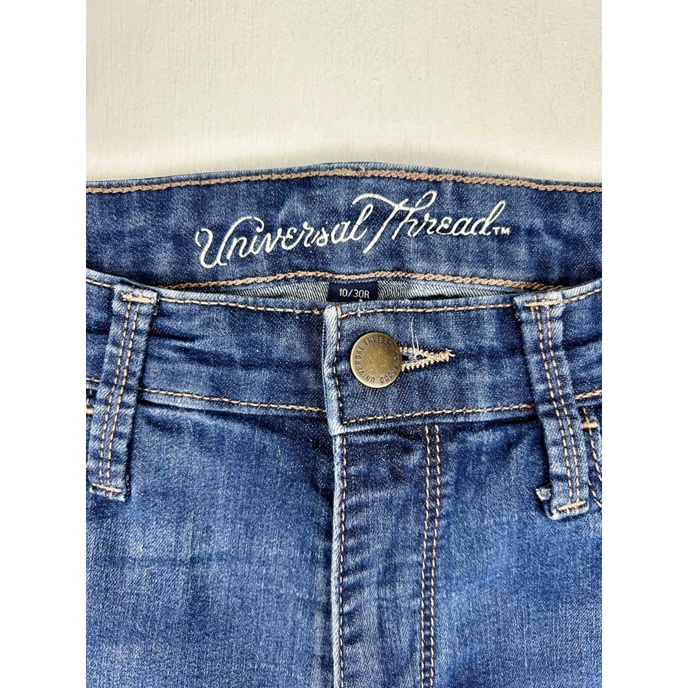 UNIVERSAL THREAD -SIZE 10/30R- DENIM JEANS -HIGH RISE SKINNY- FAIR TRADE CERT. - Picture 2 of 9